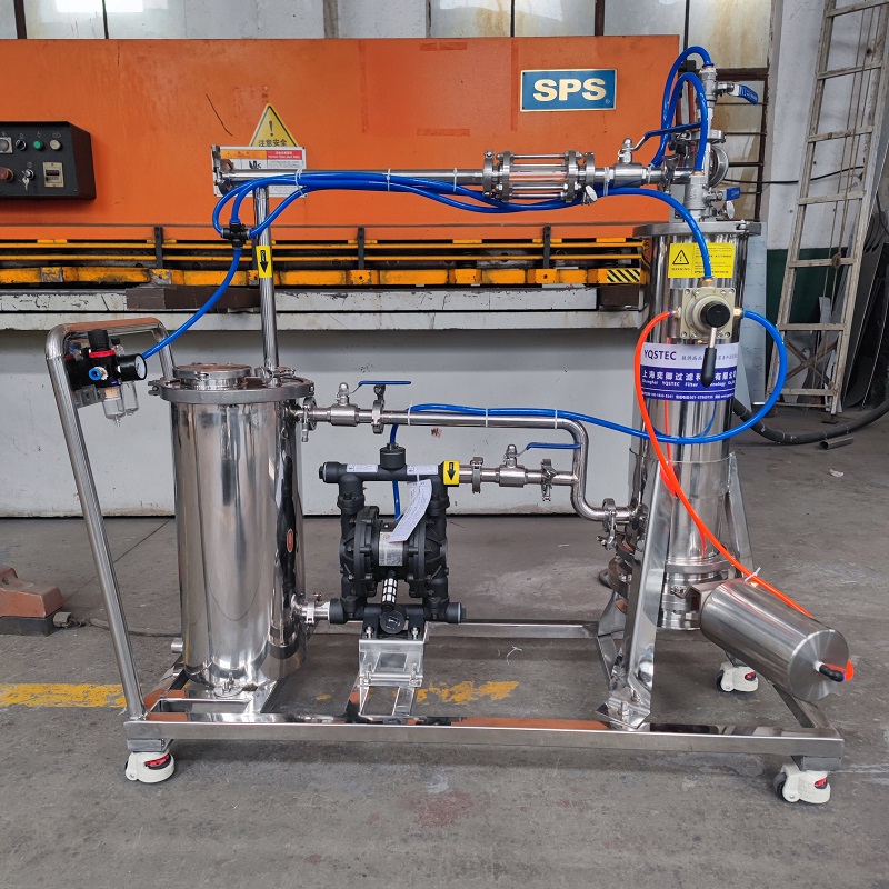 AK01手動(dòng)實(shí)驗(yàn)燭式過濾機(jī)