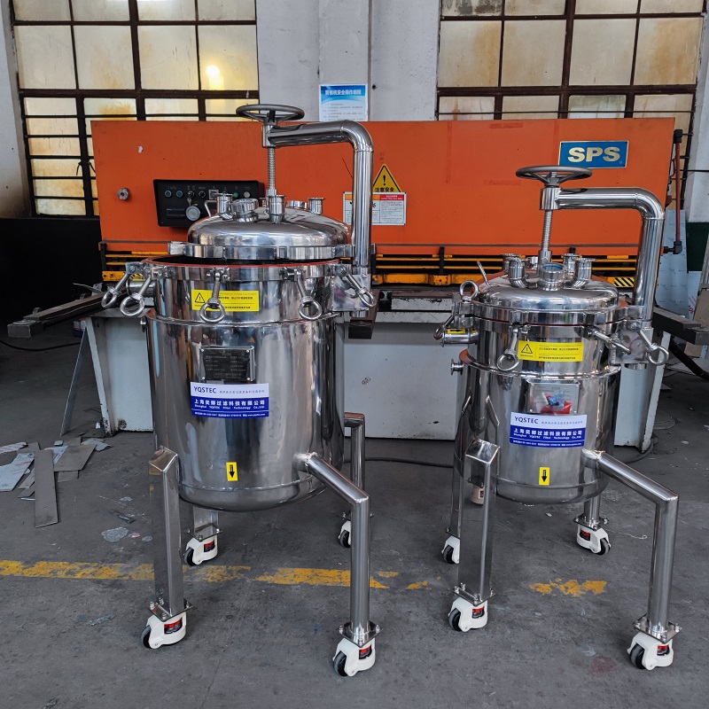 DSXZFB不銹鋼非標(biāo)移動(dòng)袋式過(guò)濾器