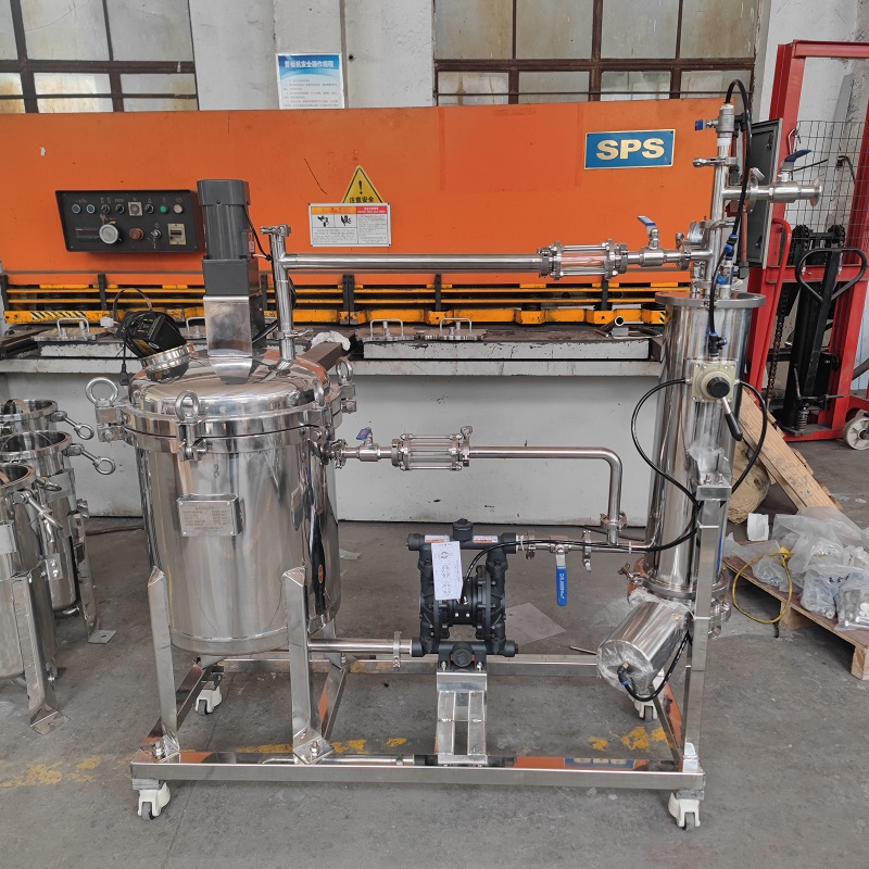 實(shí)驗(yàn)燭式過(guò)濾機(jī)-帶變速攪拌