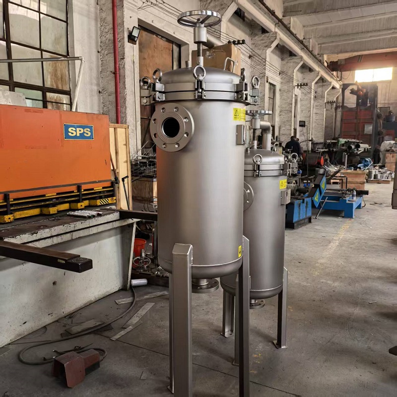 DSXZ2-不銹鋼旋轉(zhuǎn)搖臂多袋式過(guò)濾器 可定制