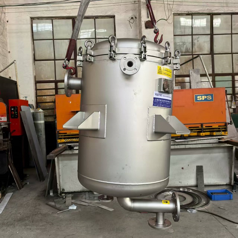 DSXZ6-不銹鋼非標(biāo)夾套多袋式過(guò)濾器